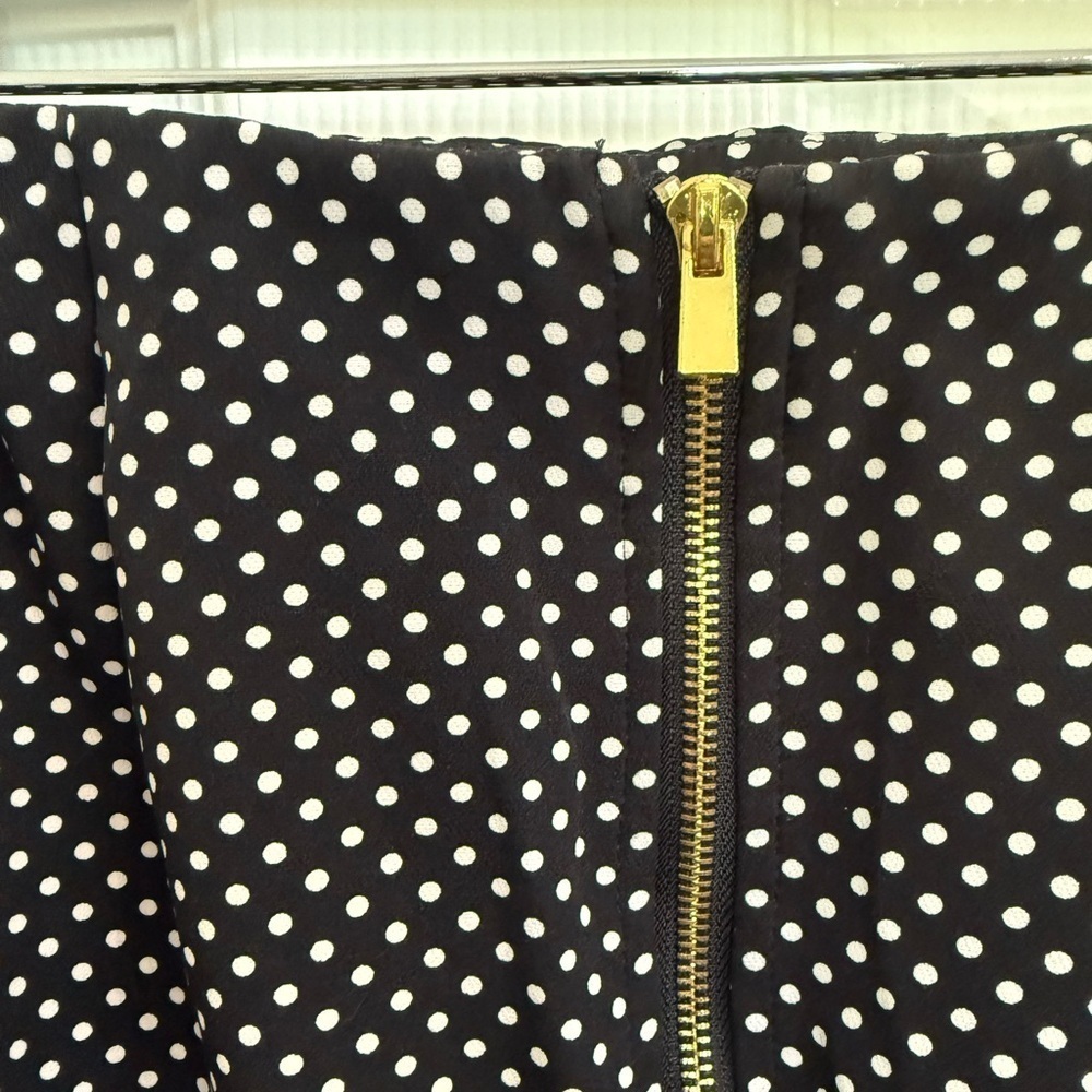 Philosophy Straight Pencil Skirt Black And White Polka Dots Women’s Size 6 Knee - Picture 4 of 6